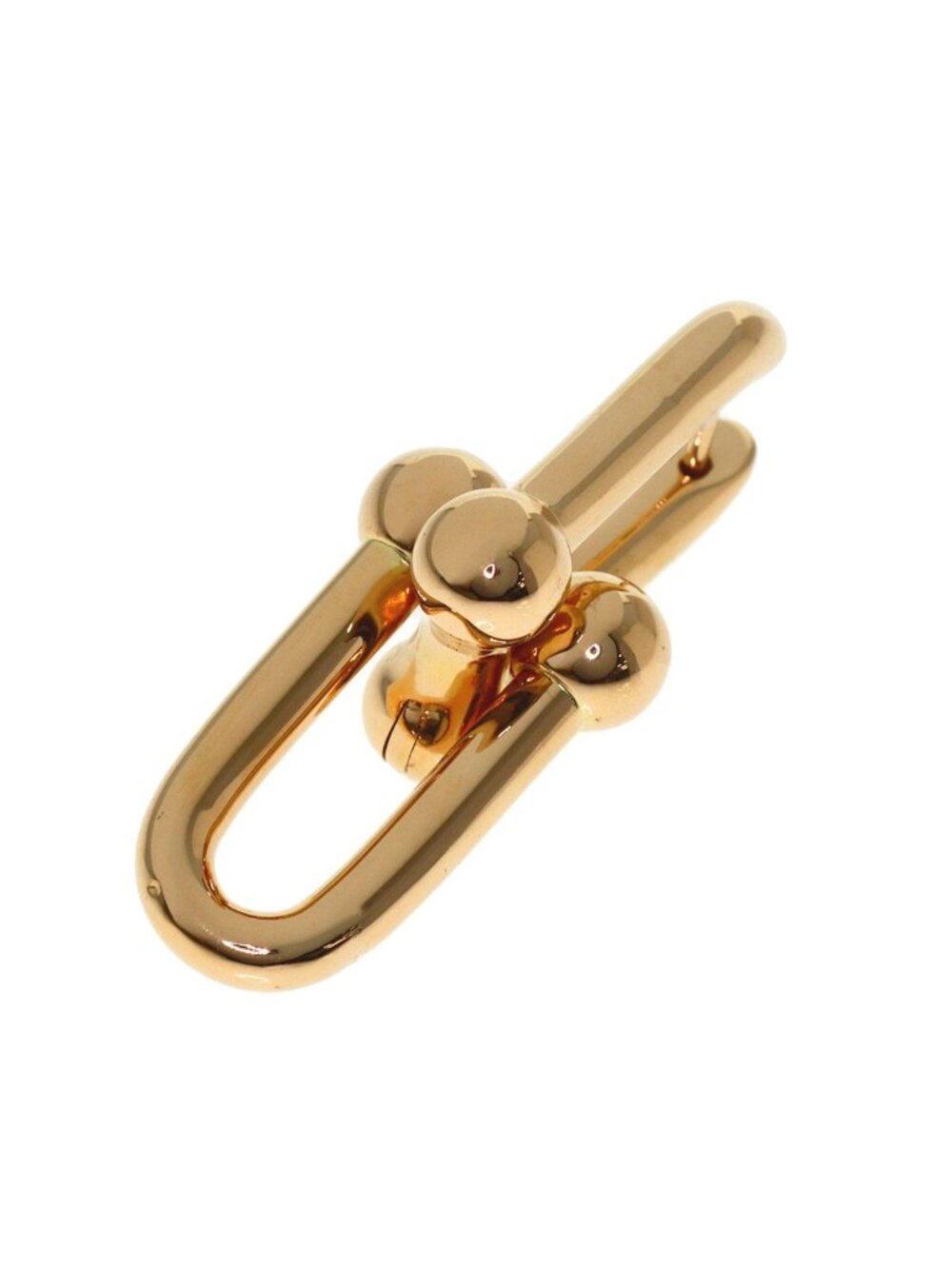 Tiffany & Co HardWear Large Link Single Earrings 18k Pink Gold